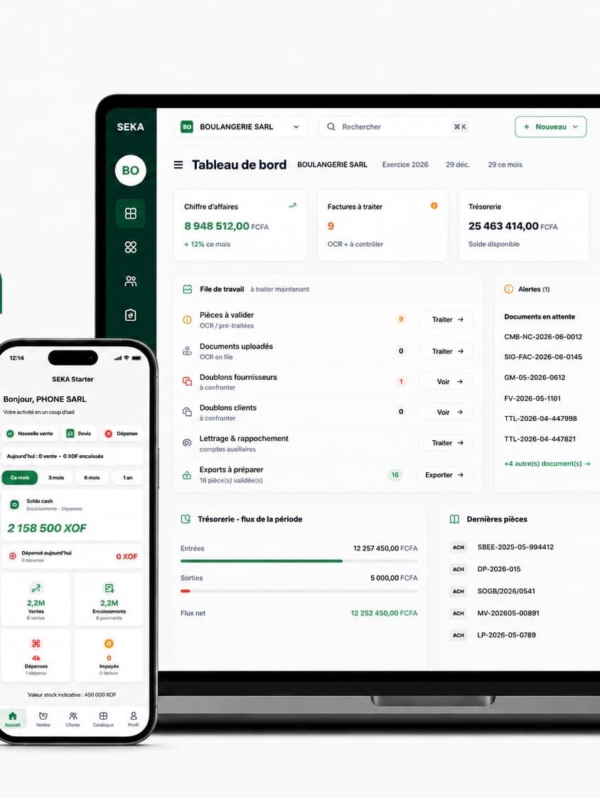 Capture d'une facture depuis le téléphone avec SEKA Gestion